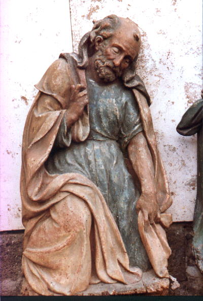 Statua di san Giuseppe in legno - di Giovanni Merliano da Nola 