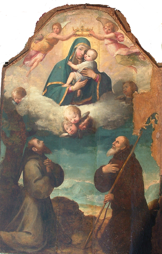 Madonna del Carmine - Tavola di G. Imparato